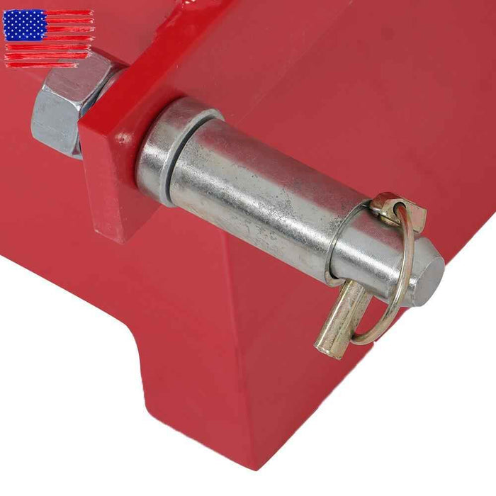 DURAFORCE Ballast Box 3 Point Category 1 Tractor Loader 2" Hitches Quick Tach Attachment