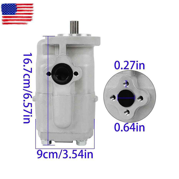 DURAFORCE For Kubota Tractor 31351-76300 Hydraulic Pump Assy L2250 L2850 L2950 L3250 L3450