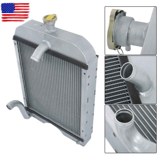 DURAFORCE 2 Row Aluminum Cooling Radiator For Ford Tractor Radiator 2N 8N 9N Model 8N8005