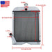 DURAFORCE 2 Row Aluminum Cooling Radiator For Ford Tractor Radiator 2N 8N 9N Model 8N8005