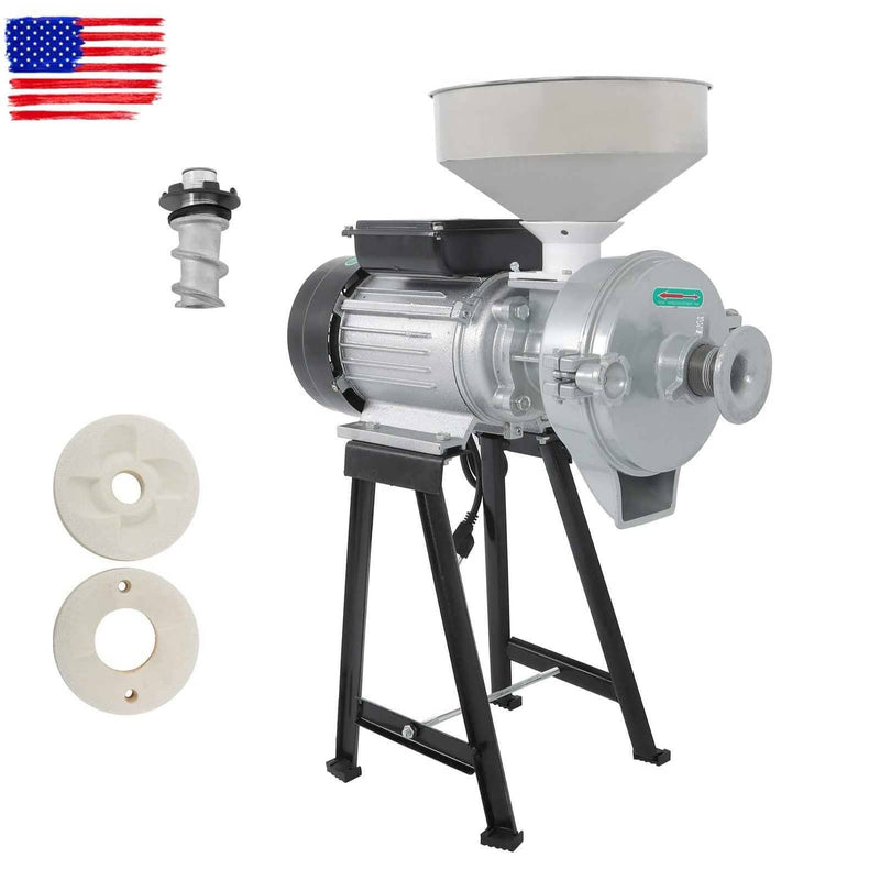 DURAFORCE Electric Wet&Dry 3000W Grinder Mill Grain Coffee Grinder Feed/Flour Cereals Corn