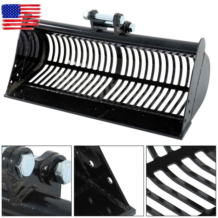 DURAFORCE For Mini Excavator 800mm Width Screening Sieve sand Bucket Attachment