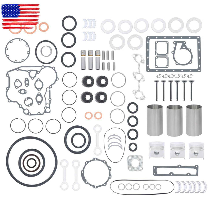 DURAFORCE D1101 For Kubota L245 L245DT L245C Tractor STD Overhaul Rebuild Kit