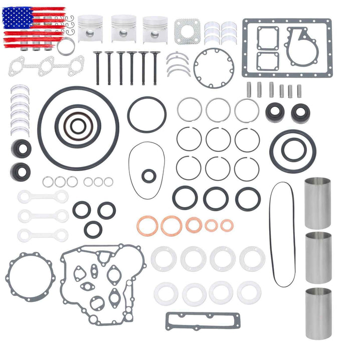 DURAFORCE D1101 For Kubota L245 L245DT L245C Tractor STD Overhaul Rebuild Kit