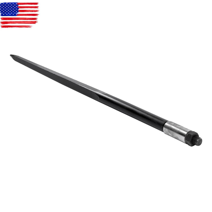 DURAFORCE 2 ×Square Hay Spike Bale Spear 49" Wide Tine Spike 4500lb Capacity For Tractor