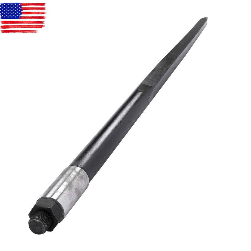 DURAFORCE 2 ×Square Hay Spike Bale Spear 49" Wide Tine Spike 4500lb Capacity For Tractor