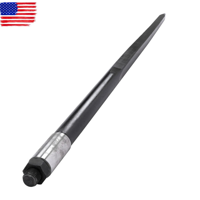 DURAFORCE 2 ×Square Hay Spike Bale Spear 49" Wide Tine Spike 4500lb Capacity For Tractor