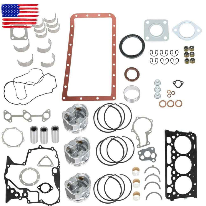 DURAFORCE D902 D902E2B D902E3B KBOVKVD902-00-5421 For Kubota Overhaul Rebuild Kit