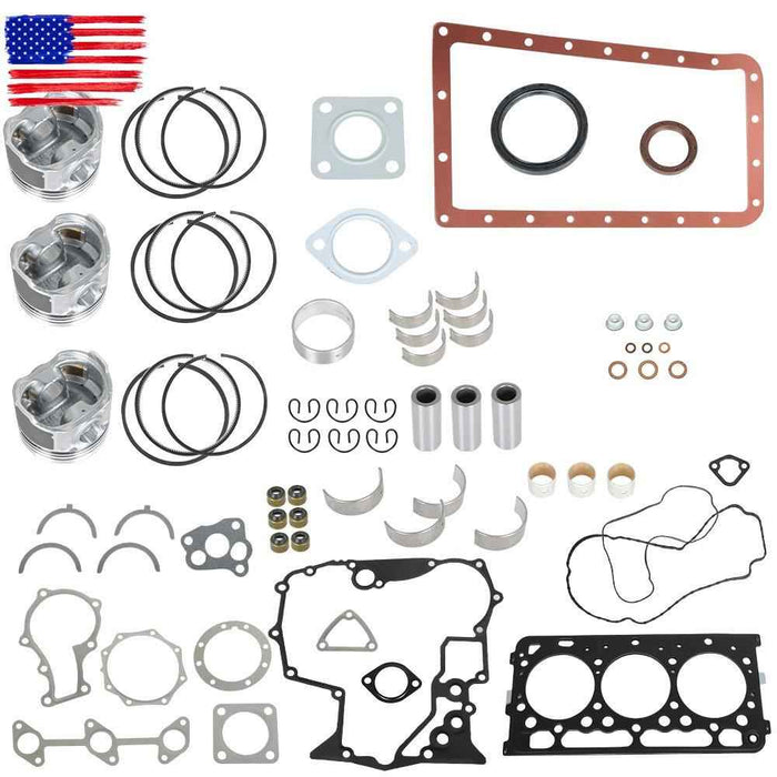 DURAFORCE D902 D902E2B D902E3B KBOVKVD902-00-5421 For Kubota Overhaul Rebuild Kit