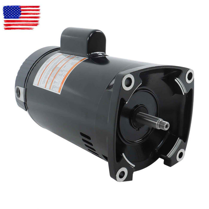 DURAFORCE Black 3450 RPM Square Flange Pool Pump Motor B2852 3/4 HP 60 HZ 56Y Frame