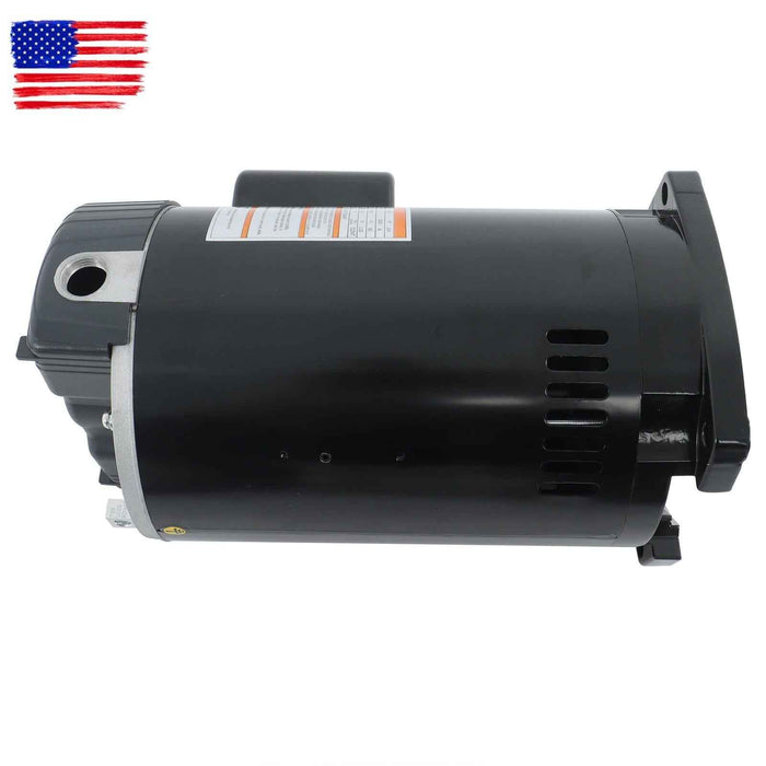 DURAFORCE Black 3450 RPM Square Flange Pool Pump Motor B2852 3/4 HP 60 HZ 56Y Frame