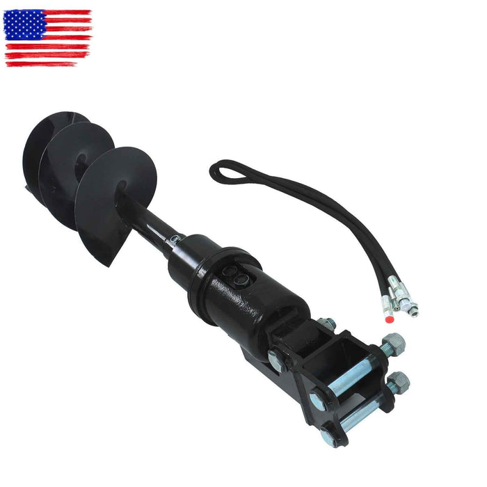DURAFORCE 300mm Diameter Auger Drill Fit For 1Ton-1.5Ton Mini Excavator Small Digger 2Pins