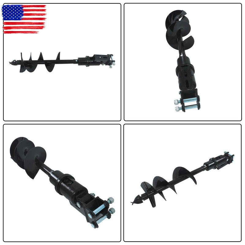 DURAFORCE 300mm Diameter Auger Drill Fit For 1Ton-1.5Ton Mini Excavator Small Digger 2Pins