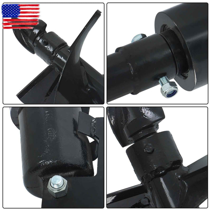 DURAFORCE 300mm Diameter Auger Drill Fit For 1Ton-1.5Ton Mini Excavator Small Digger 2Pins