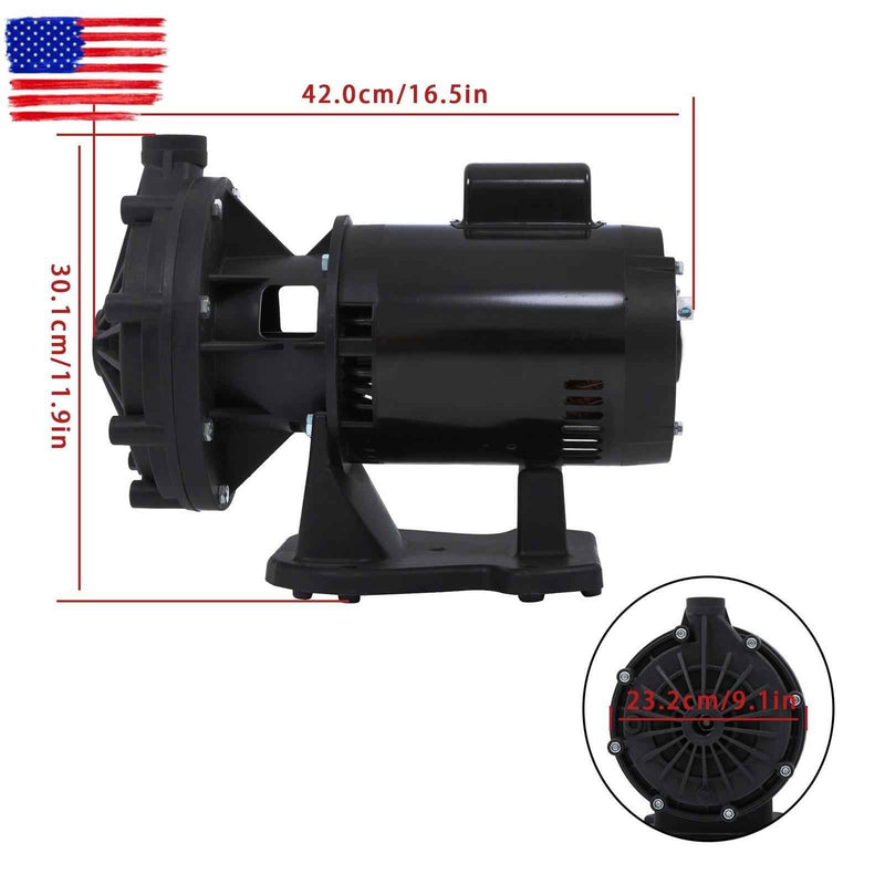 DURAFORCE LA01N EC-LA01N Booster Pump In Ground Pools 3/4 HP 115/230V Water Pump Motor