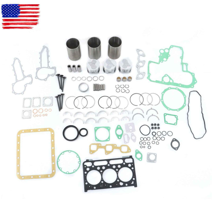 DURAFORCE L3300DT L3410DT For Kubota STD Overhaul Rebuild Kit D1703 D1703E