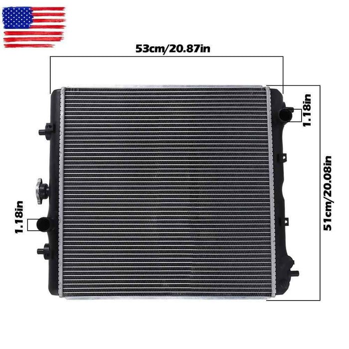 DURAFORCE Tractor Radiator For Kubota M9540 M100GXDTC M100XDTC M108SDSL M8540HDC SDSL2