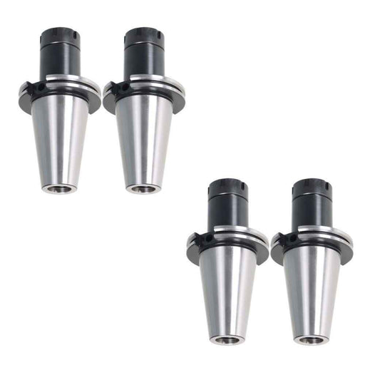 DURAFORCE 4 Pack 4" Gage Length CAT50-ER32 Collet Chuck Tool Holder Set For CNC Milling