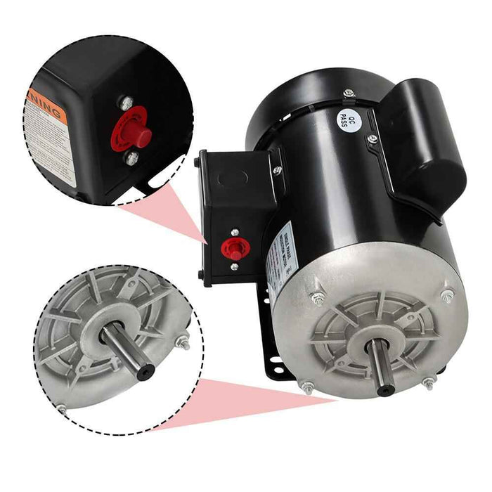 DURAFORCE Farm Duty Single Phase Motor 1 HP 1750RPM 115V/230V 56 Frame 13.6/6.8A CW/CCW