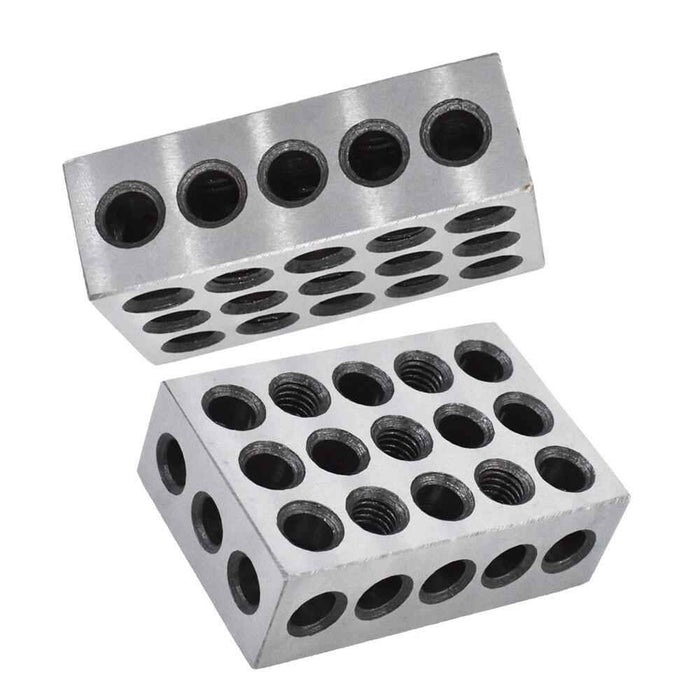 DURAFORCE 23 Holes Machinist 123 .0002" High Precision 10 Matched Pairs 1-2-3 Blocks