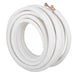 DURAFORCE Pipe Install Kit 1/4" - 3/8" Dia.For Mini Split Heat Pump Systems 50 Feet White