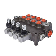 DURAFORCE 21 GPM 4 Spool SAE 3600 PSI Ports Hydraulic Control Valve Double Acting
