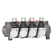 DURAFORCE 21 GPM 4 Spool SAE 3600 PSI Ports Hydraulic Control Valve Double Acting
