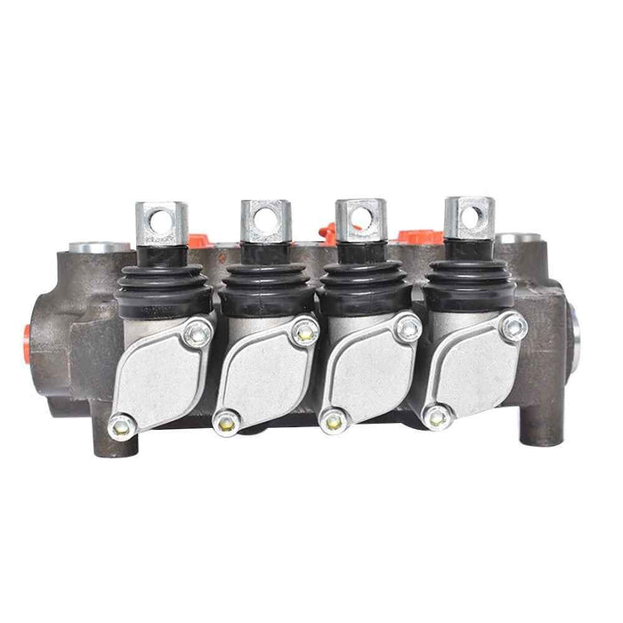 DURAFORCE 21 GPM 4 Spool SAE 3600 PSI Ports Hydraulic Control Valve Double Acting
