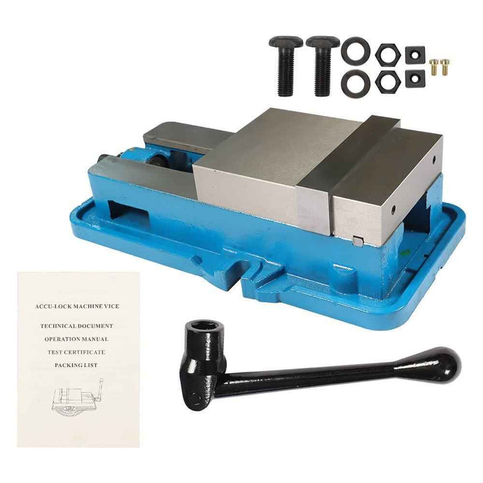 DURAFORCE 6" Lockdown Vise Precision CNC Milling Machine Bench Clamping Vice New