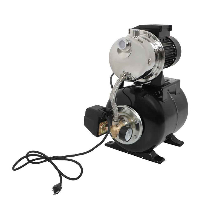 DURAFORCE 1.6 HP Shallow Well Jet Pump Heavy Duty Water Jet Pump w/ Pressure Tank 115V