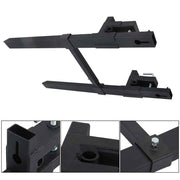 DURAFORCE Quick Attach 4000Lbs 60" Tractor Clamp On Pallet Forks Bucket W/ Stabilizer Bar