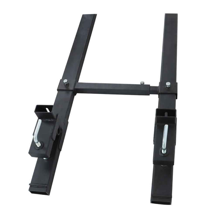 DURAFORCE Quick Attach 4000Lbs 60" Tractor Clamp On Pallet Forks Bucket W/ Stabilizer Bar