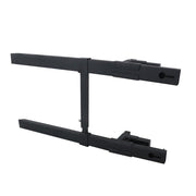 DURAFORCE Quick Attach 4000Lbs 60" Tractor Clamp On Pallet Forks Bucket W/ Stabilizer Bar