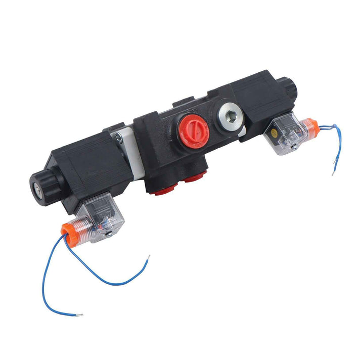 DURAFORCE 3600 PSI 13 GPM 1 Spool Solenoid 12V DC Hydraulic Control Valve Double Acting