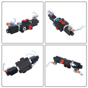 DURAFORCE 3600 PSI 13 GPM 1 Spool Solenoid 12V DC Hydraulic Control Valve Double Acting