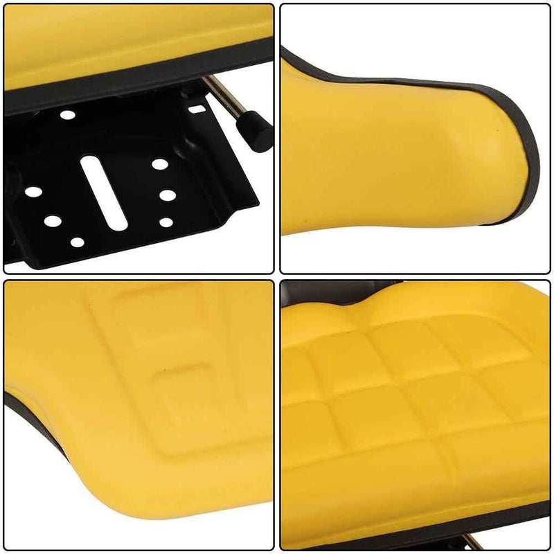 DURAFORCE Yellow Suspension Tractor Seat For John Deere 1530 2020 2030 2040 2240 2640 2530