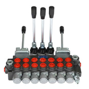 DURAFORCE 7 Spool Hydraulic Directional Control Valve 2 Joystick 40L BSPP Port 11 GPM