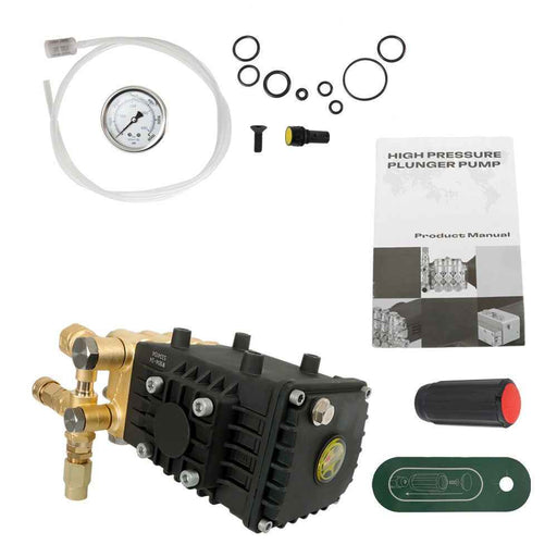 DURAFORCE Pressure Power Washer Pump 24 MM Solid Shaft Belt Drive 3600 PSI 4.9 GPM