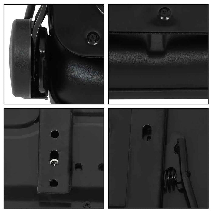 DURAFORCE Tractor Seat Universal Adjustable Back & Seatbelt Armrest And Slide Trenchers