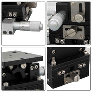 DURAFORCE XYZ 60 × 60MM 3 Axis Linear Stage Trimming Platform Bearing Tuning Sliding Table
