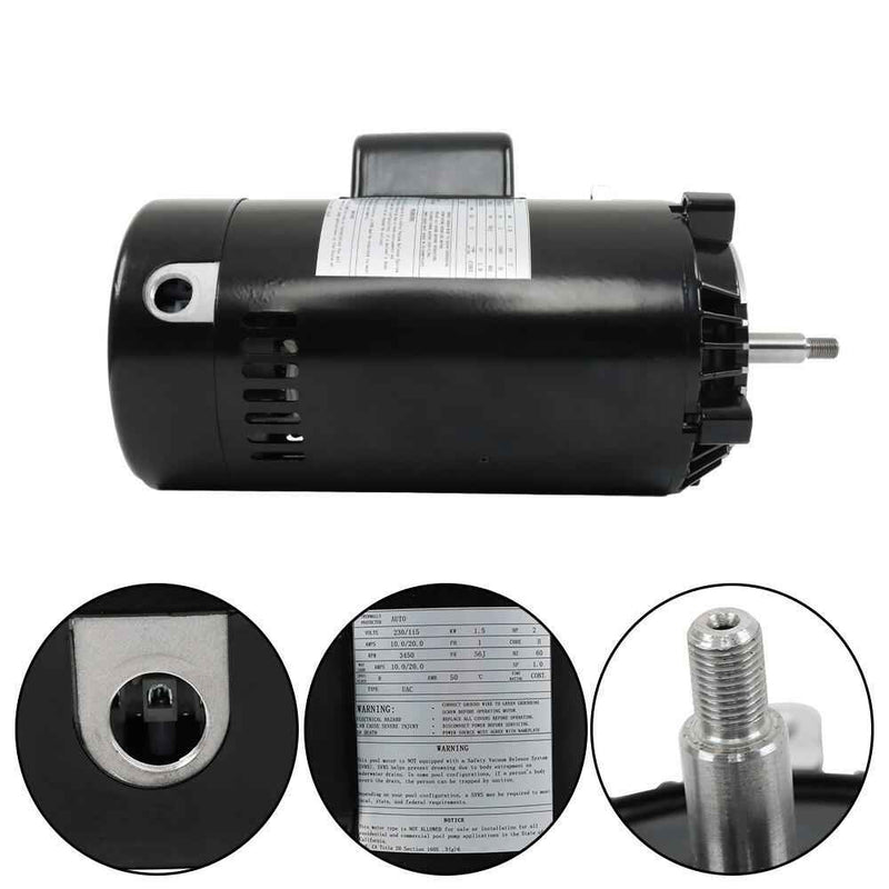 DURAFORCE Swimming Pool Pump Motor and Seal Kit SP2615X20 UST1202 for Super Pump