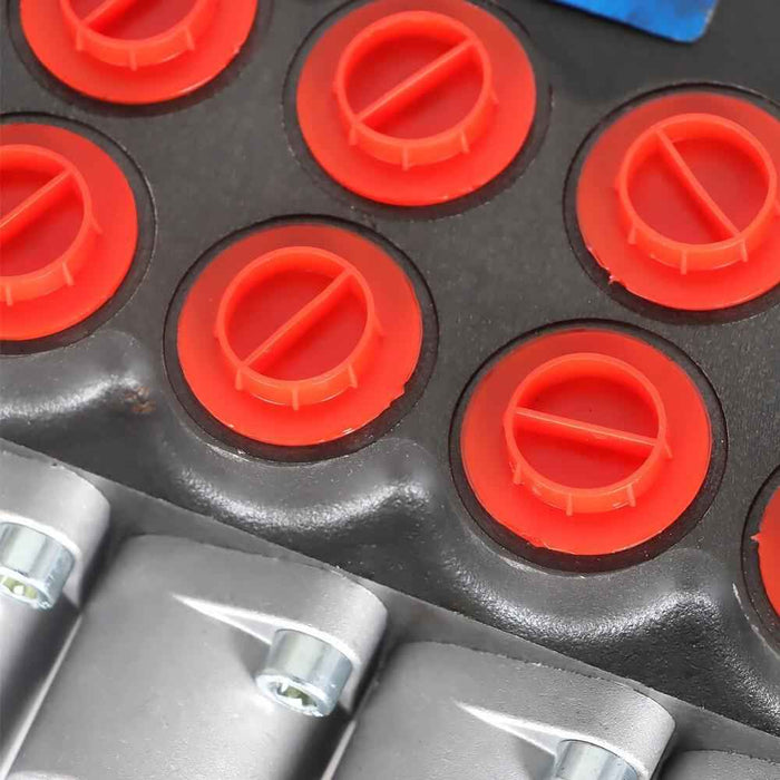 DURAFORCE 11GPM 6 Spool Hydraulic Directional Control Valve Adjustable 3600PSI