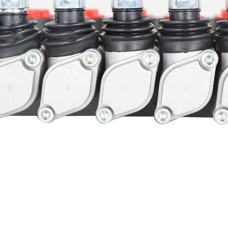DURAFORCE 11GPM 6 Spool Hydraulic Directional Control Valve Adjustable 3600PSI