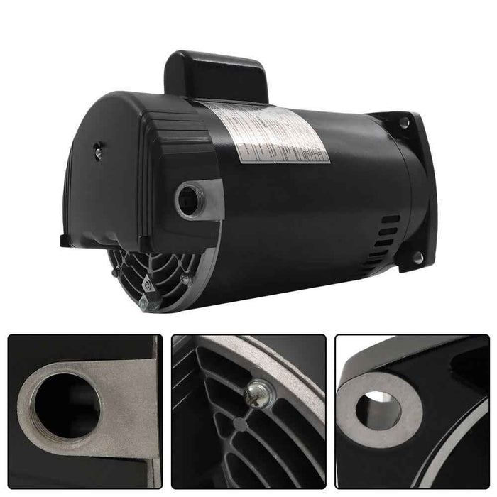 DURAFORCE B2854 B2854V1 115/230V 1.5HP Square Flange Replacement Motor Pool Pump Motor