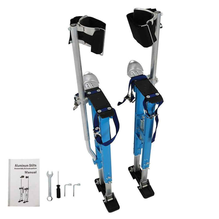 DURAFORCE 36" - 48" Aluminum Blue Tool Stilt With Knee Pad For Painting Painter Taping