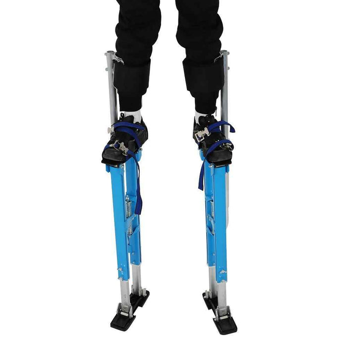 DURAFORCE 36" - 48" Aluminum Blue Tool Stilt With Knee Pad For Painting Painter Taping
