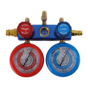 DURAFORCE Air Vacuum Pump Gauge Set 3 CFM Combo HVAC + R134A Kit AC 5pa 1720 RPM