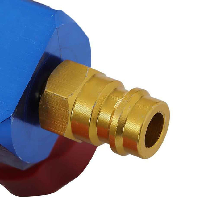 DURAFORCE Air Vacuum Pump Gauge Set 3 CFM Combo HVAC + R134A Kit AC 5pa 1720 RPM