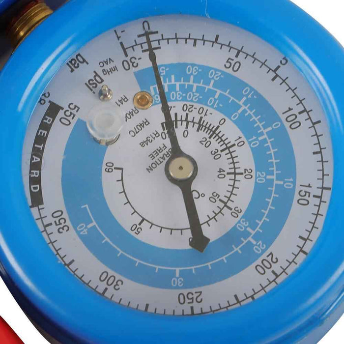 DURAFORCE Air Vacuum Pump Gauge Set 3 CFM Combo HVAC + R134A Kit AC 5pa 1720 RPM