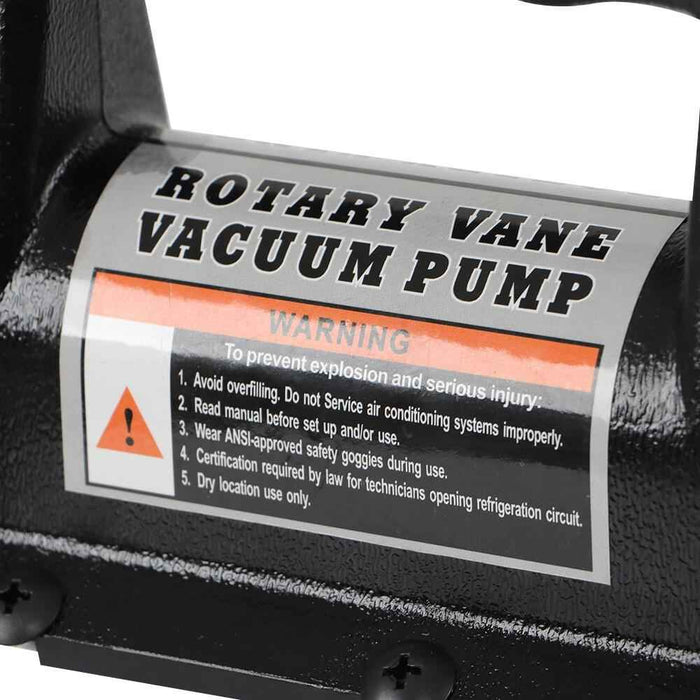 DURAFORCE Air Vacuum Pump Gauge Set 3 CFM Combo HVAC + R134A Kit AC 5pa 1720 RPM